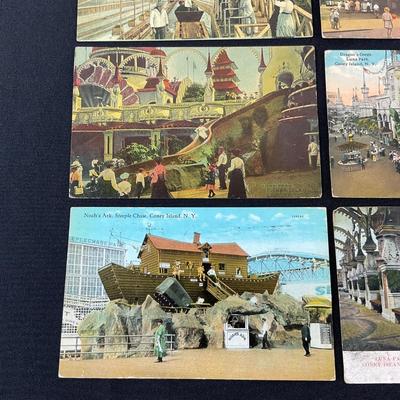 -152- POSTCARDS | Assortment Of Coney Island Postcards