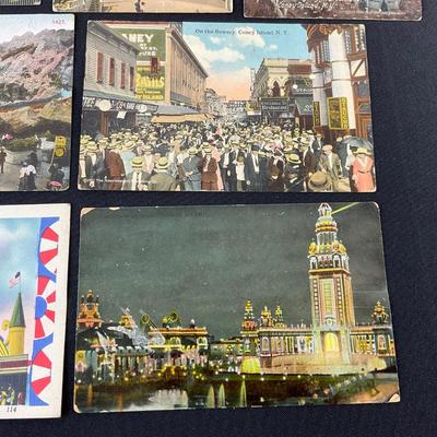 -153- POSTCARDS | Assortment Of Coney Island Postcards