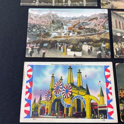 -153- POSTCARDS | Assortment Of Coney Island Postcards