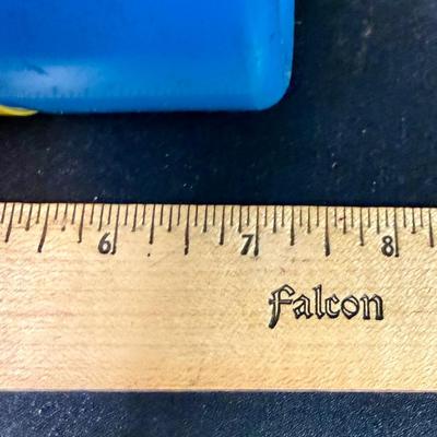 Sale Photo Thumbnail #562: Vintage Playskool color-changing toy flashlight, originally released around 1986. Has a knob to change the lens from red to clear to green. Untested, but appears to be in good working condition.