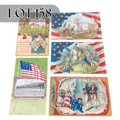 -158- POSTCARD | Patriotic Assortment Of Postcards