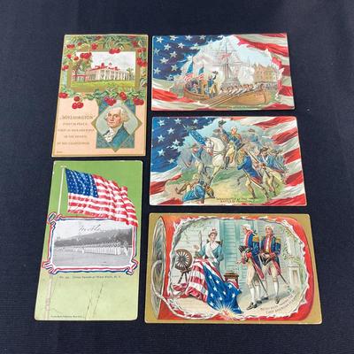 -158- POSTCARD | Patriotic Assortment Of Postcards