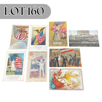 -160- POSTCARD | Patriotic Assortment Of Postcards