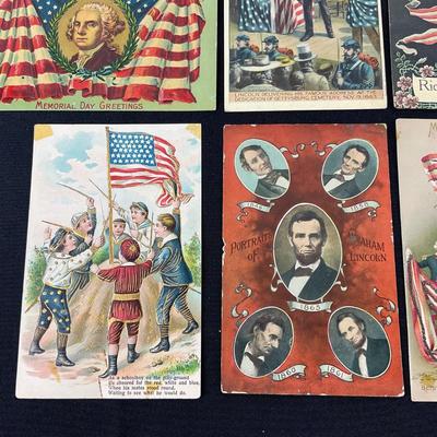 -162- POSTCARD | Patriotic Assortment Of Postcards