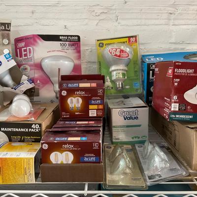 646 Lot of Various Lightbulbs