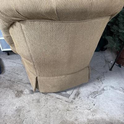 596 Upholstered Arm Chair with Matching Ottoman