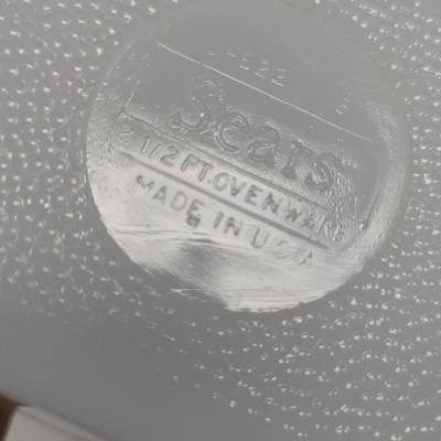 Sears Golden Wheat Pattern Bread Bowl - 2 Woodland Coffee Mugs - 8 Daisy Custard Cups