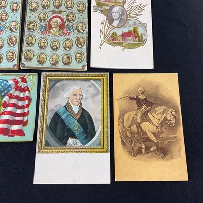 -163- POSTCARD | Patriotic George Washington Postcards