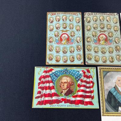 -163- POSTCARD | Patriotic George Washington Postcards