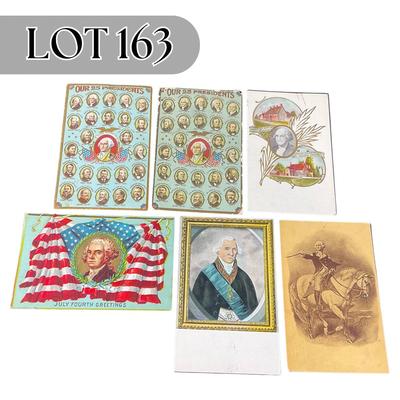 -163- POSTCARD | Patriotic George Washington Postcards