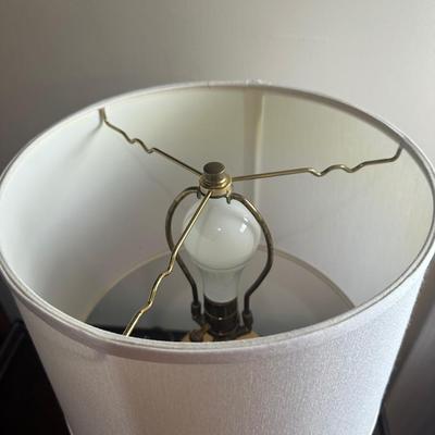 Waterford Crystal Table Lamp with Brass Base