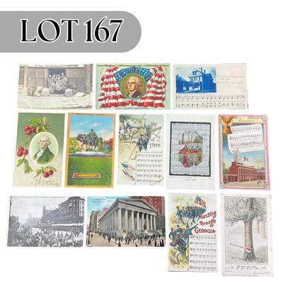 -167- POSTCARD | Patriotic Assortment Of Postcards