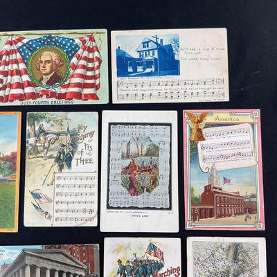 -167- POSTCARD | Patriotic Assortment Of Postcards