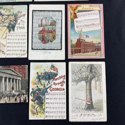 -167- POSTCARD | Patriotic Assortment Of Postcards