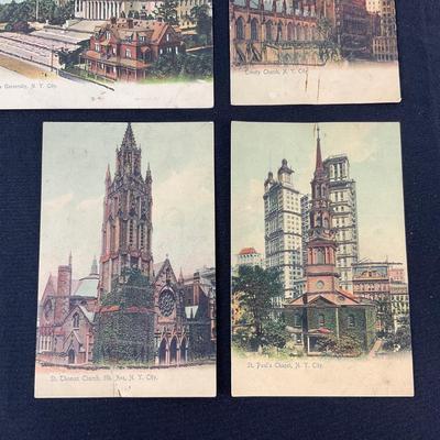 -169- POSTCARD | New York Locations | Glitter Postcards