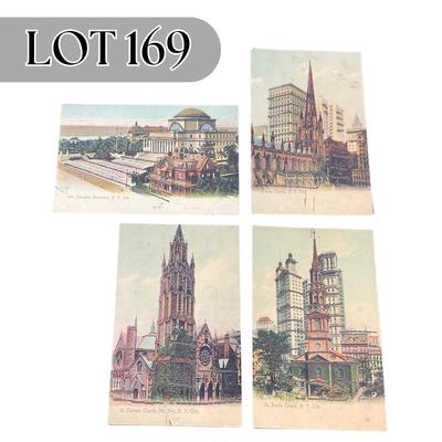 -169- POSTCARD | New York Locations | Glitter Postcards