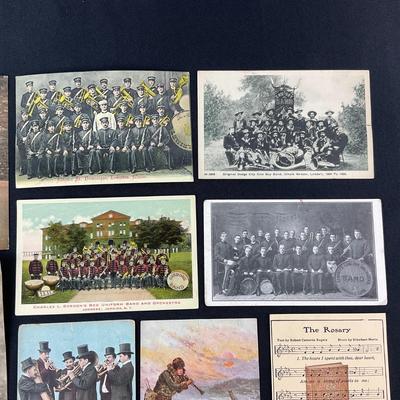 -170- POSTCARD | Assortment Of Music Related Postcards