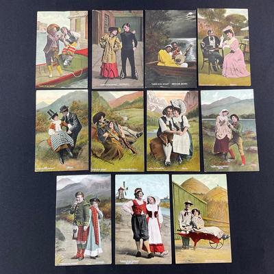 -175- POSTCARD | Collection Of Lovers Of All Nations Postcards