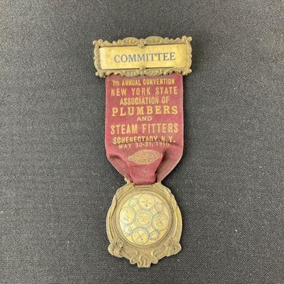 -181- MEDAL | 7th Annual Convention New York | Association Of Plumbers & Steam Fitters