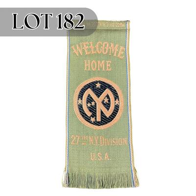 -182- MEDAL | Welcome Home 27th NY Division U.S.A Ribbon
