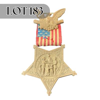 -183- MEDAL | Grand Army Of The Republic 1861 Veteran 1866
