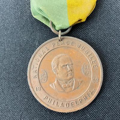 -184- MEDAL | National Peace Jubilee 1898 Oct. 25-27