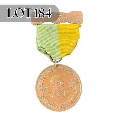 -184- MEDAL | National Peace Jubilee 1898 Oct. 25-27