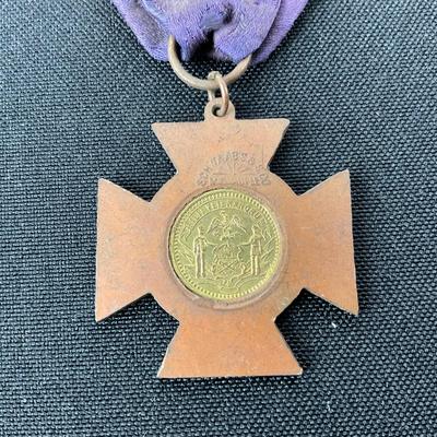 -185- MEDAL | Souvenir S. Of V. Annual Encampment Feb. 1901