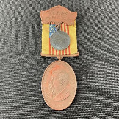 -190- MEDAL | Lawler National Staff Commander In Chief GAR 1895 Louisville KY