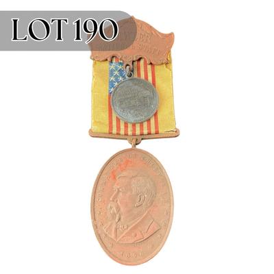 -190- MEDAL | Lawler National Staff Commander In Chief GAR 1895 Louisville KY