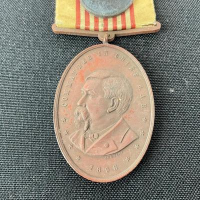 -190- MEDAL | Lawler National Staff Commander In Chief GAR 1895 Louisville KY