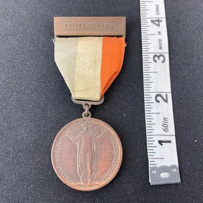 -193- MEDAL | Citizens Comm. Fulton Celebration Henley Hudson 1609 Robert Fulton
