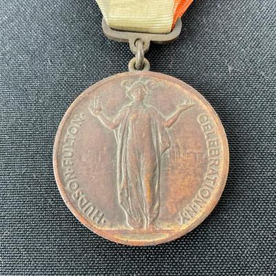 -193- MEDAL | Citizens Comm. Fulton Celebration Henley Hudson 1609 Robert Fulton