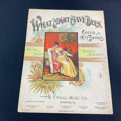 -198- E.T. PAULL | What Might Have Been | By Castell Brydges | Sheet Music