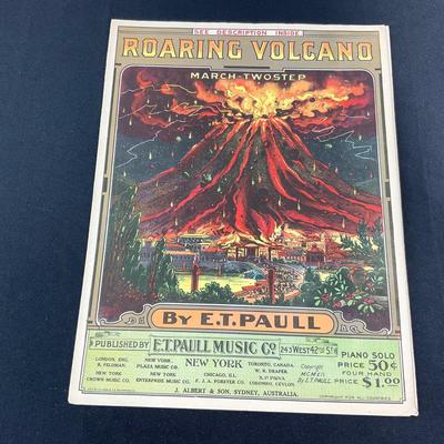 -199- E.T. PAULL | Roaring Volcano March & Two Step | Sheet Music