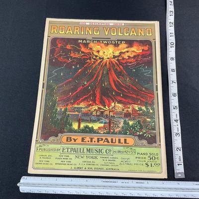 -199- E.T. PAULL | Roaring Volcano March & Two Step | Sheet Music