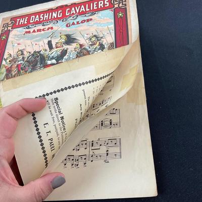 -201- E.T. PAULL | The Dashing Cavaliers March Galop | By Edmund Braham & E.T. Paull | Sheet Music