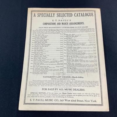 -202- E.T. PAULL | Drifting Along To The Isle Of Love Lyrics | By Wilbur Weeks | Music By M. Alexander | Sheet Music