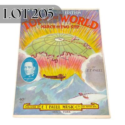 -205- E.T. PAULL | Souvenir Edition Top Of The World March & Two Step | Sheet Music