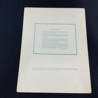 -205- E.T. PAULL | Souvenir Edition Top Of The World March & Two Step | Sheet Music