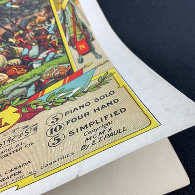 -207- E.T. PAULL | Napoleon’s Last Charge | By Edw. Ellis | Arranged By E.T. Paull | Sheet Music