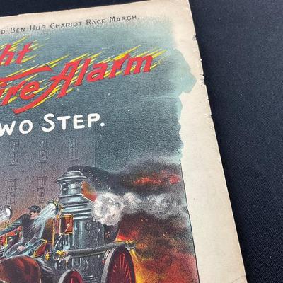 -210- E.T. PAULL | The Midnight Fire Alarm March & Two Step | Written By Harry J. Lincoln | Sheet Music