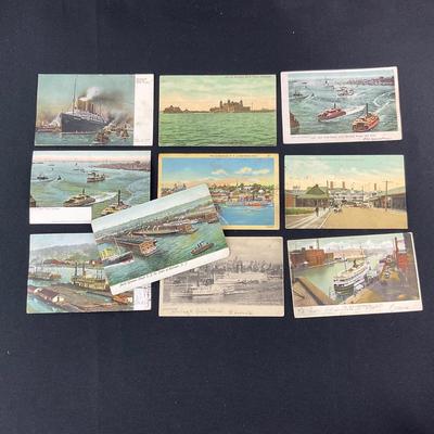 -214- POSTCARD | Assorted Piers & Harbors Postcards