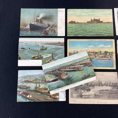 -214- POSTCARD | Assorted Piers & Harbors Postcards
