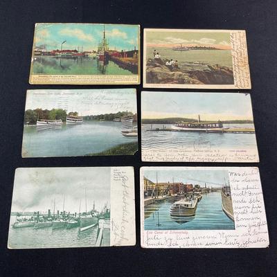 -216- POSTCARD | Assortment Of Lake, Canals, Rivers, & Boats Postcards