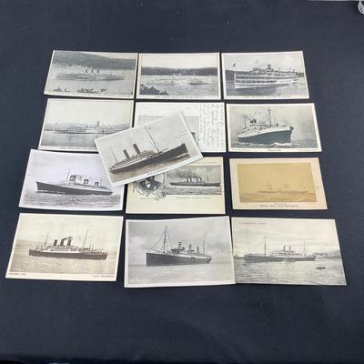 -217- POSTCARD | Assortment Of Photo Boat Postcards