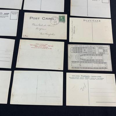 -217- POSTCARD | Assortment Of Photo Boat Postcards