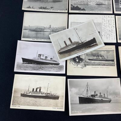 -217- POSTCARD | Assortment Of Photo Boat Postcards
