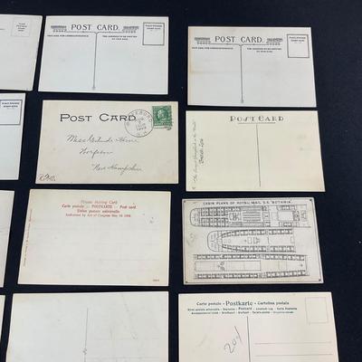 -217- POSTCARD | Assortment Of Photo Boat Postcards