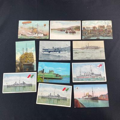 -219- POSTCARD | Assortment Of Miscellaneous Boat Postcards